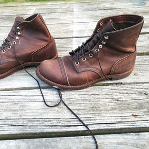 Red Wing Iron Ranger Size US 10 Amber Harness